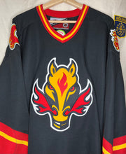 Load image into Gallery viewer, Vintage Calgary Flames NHL Pro Player Hockey Jersey: L
