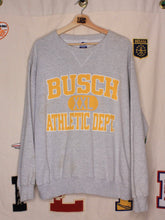 Load image into Gallery viewer, Vintage Busch Athletic Department Beer Grey Crewneck Sweatshirt: XL
