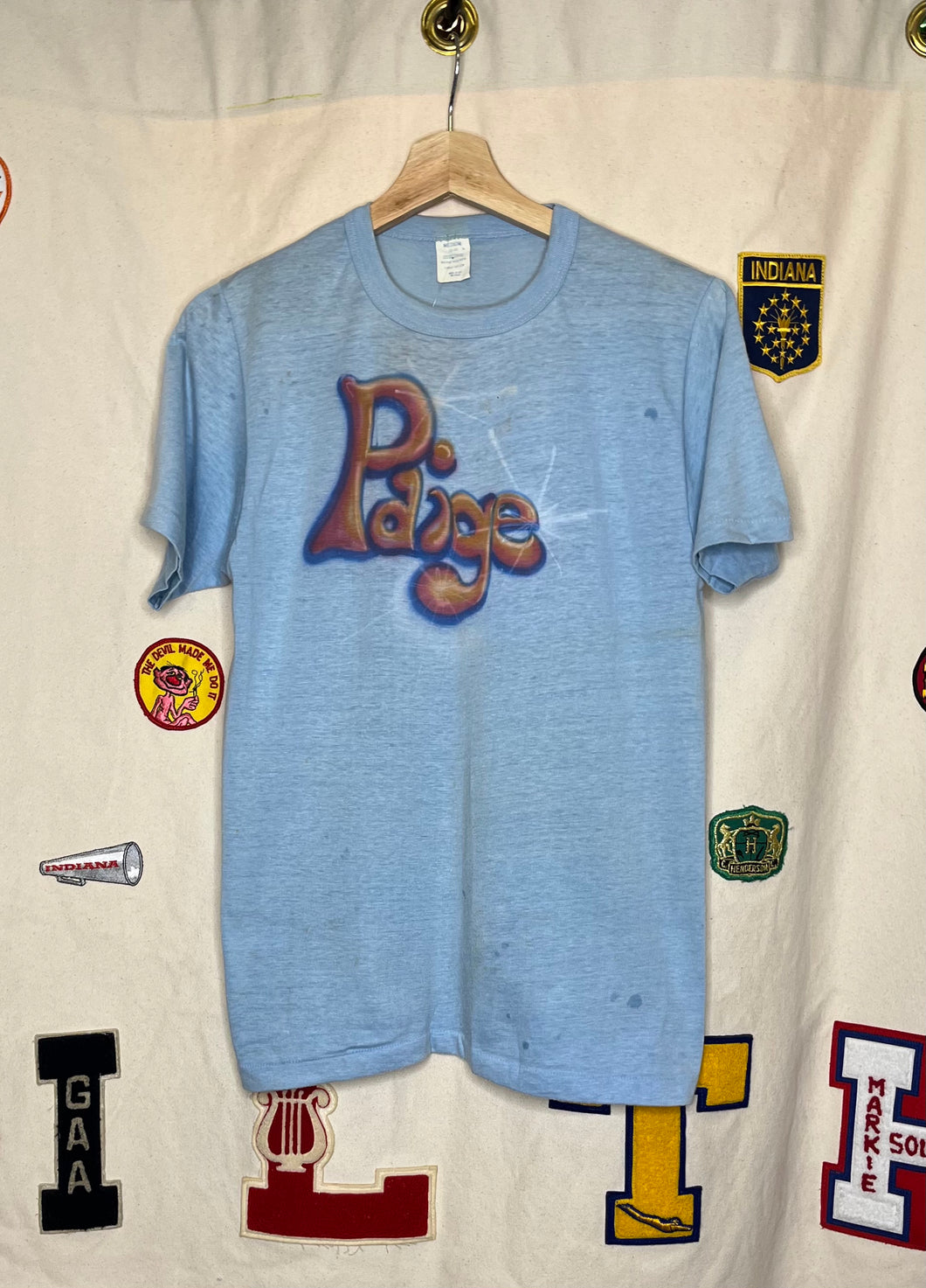 Vintage Paige Airbrush T-Shirt: M