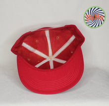 Load image into Gallery viewer, Vintage Rimpull Patch Snapback Trucker Hat K-Products Red
