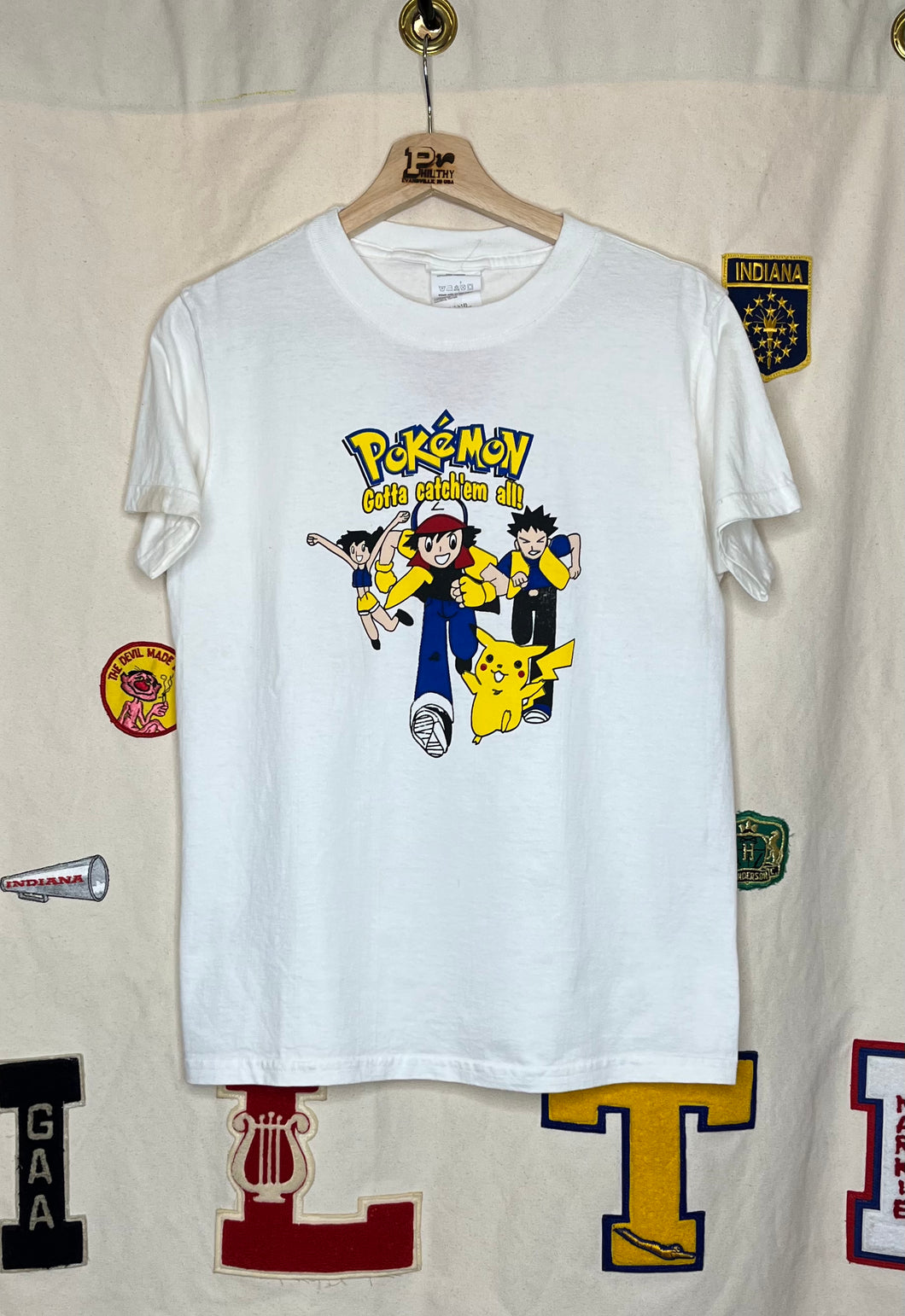 Pokemon Bootleg White T-Shirt: XS/S