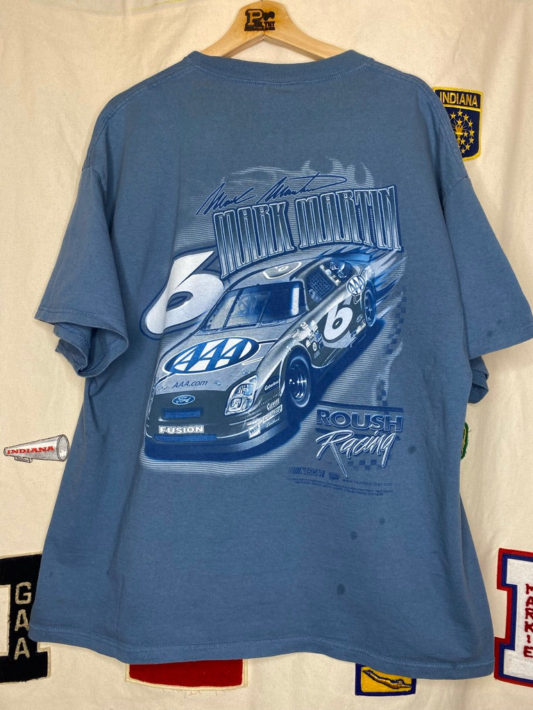 Mark Martin 6 Nascar Double-Sided T-Shirt: XL