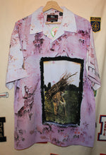 Load image into Gallery viewer, Led Zeppelin IV Pink Button Up Shirt by Dragonfly: Large
