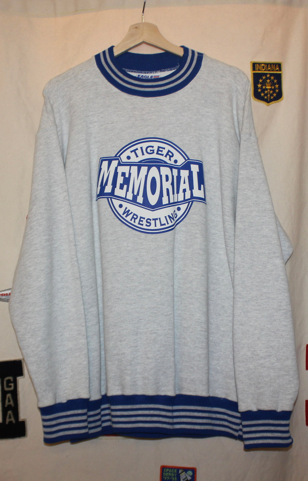 Memorial Tigers Wrestling Crewneck: L