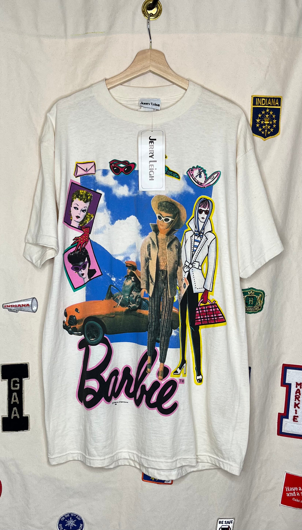 Vintage New W/ Tags 1991 Barbie Jerry Leigh T-Shirt: XL