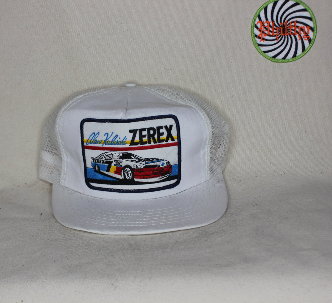 Vtg Alan Kulwichi Zerex 7 Nascar Racing 80's Patch Trucker Hat