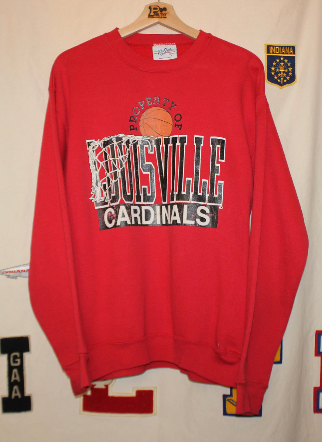 Louisville Cardinals Basketball Crewneck: L