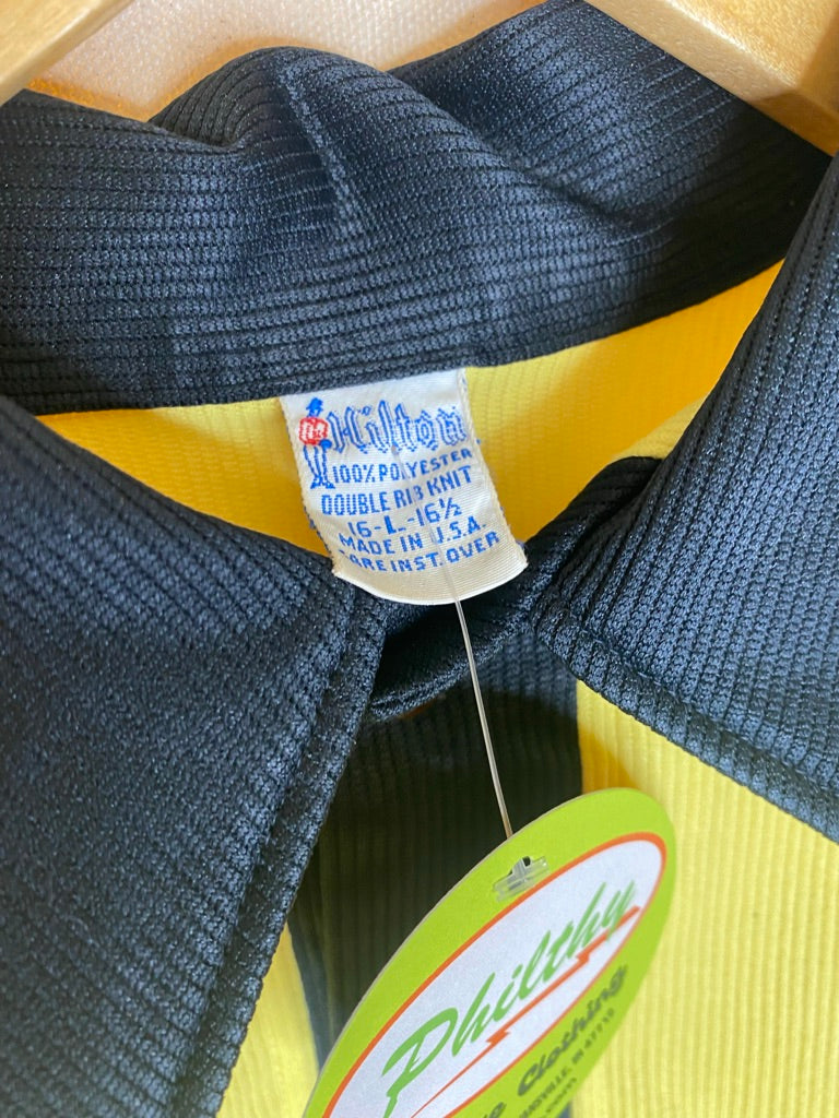 Vintage Yellow Pages 60’s Work Patch Bowling Shirt: Large