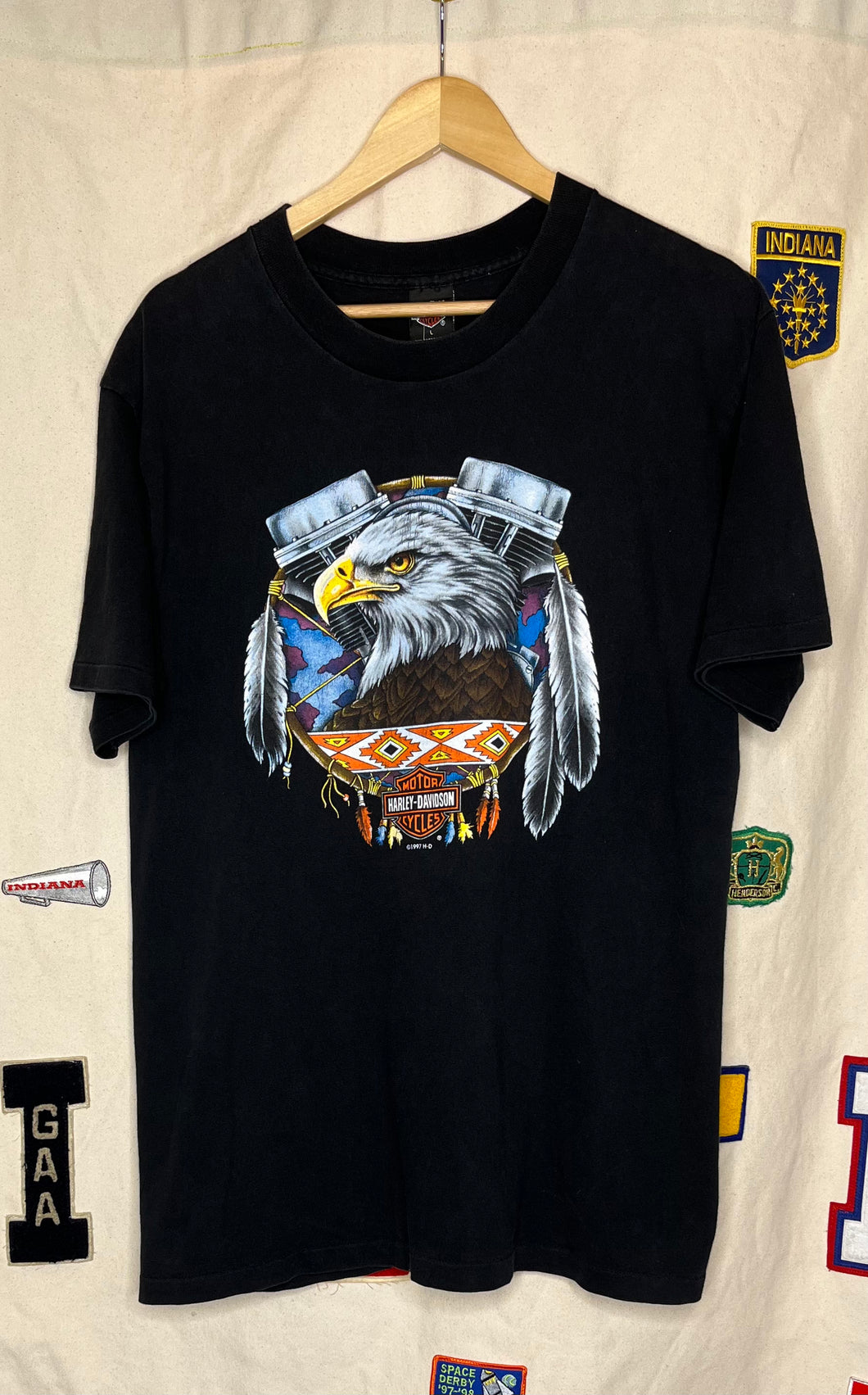 Vintage Harley-Davidson Eagle Memphis Tennessee T-Shirt: L