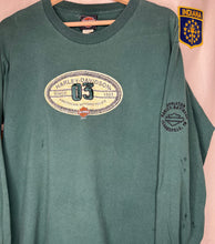 Load image into Gallery viewer, Harley-Davidson Green Long-Sleeve T-Shirt: M

