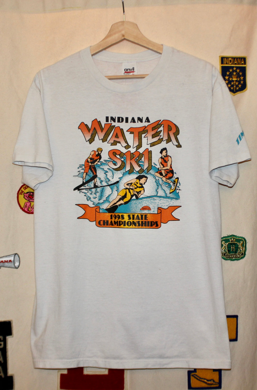 1998 Indiana Water Ski State Champions T-Shirt: L