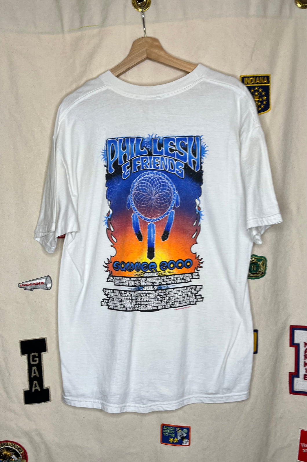 2000 Phil Lesh & Friends Tour T-Shirt: L