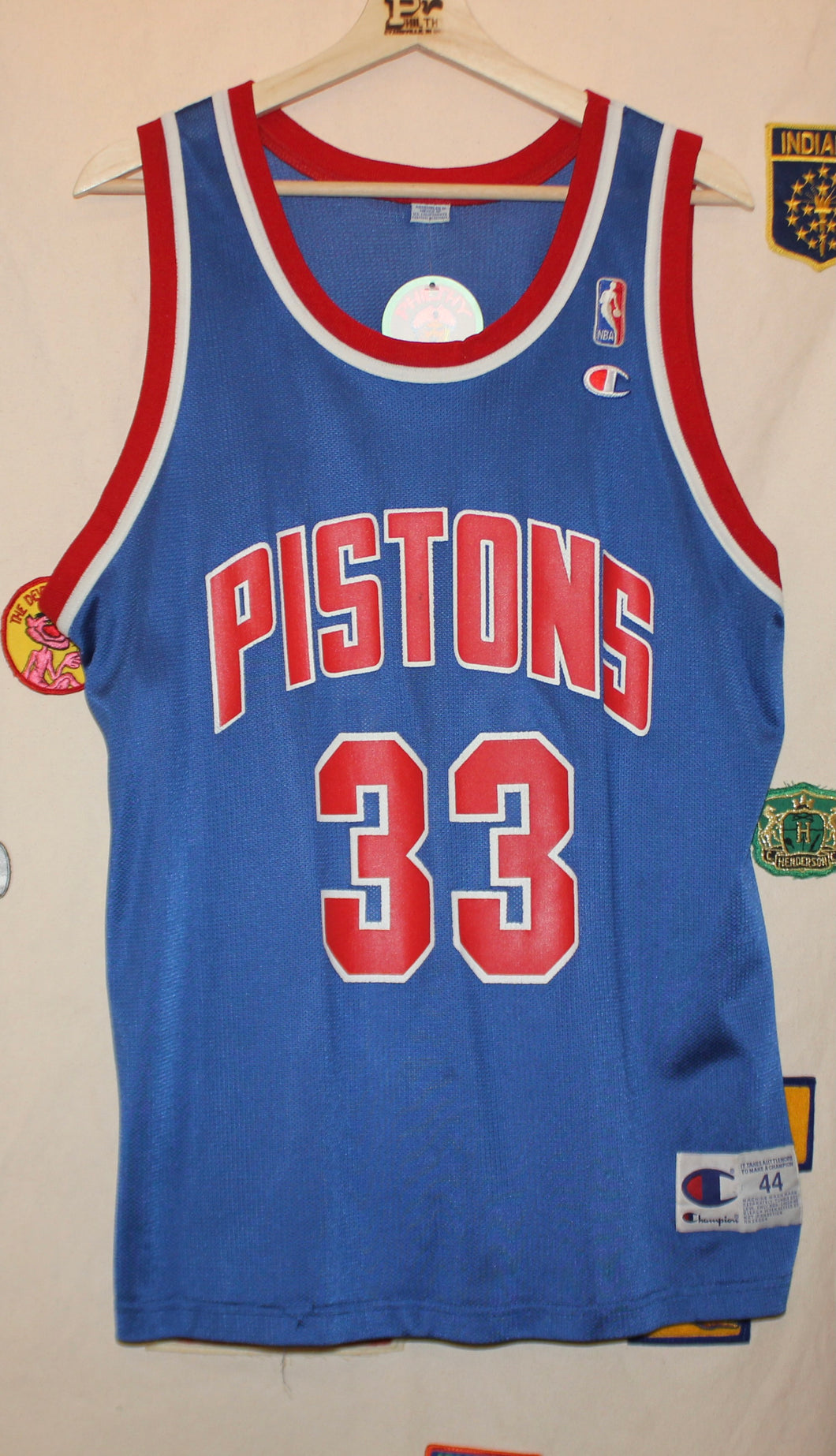 Detroit Pistons George Hill Champion Jersey: L