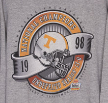 Load image into Gallery viewer, Vintage Tenneessee Volunteers 1998 Undefeated College Football Grey Crewneck Sweatshirt: XXL
