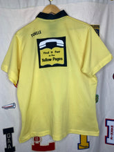 Load image into Gallery viewer, Vintage Yellow Pages 60’s Work Patch Bowling Shirt: Large
