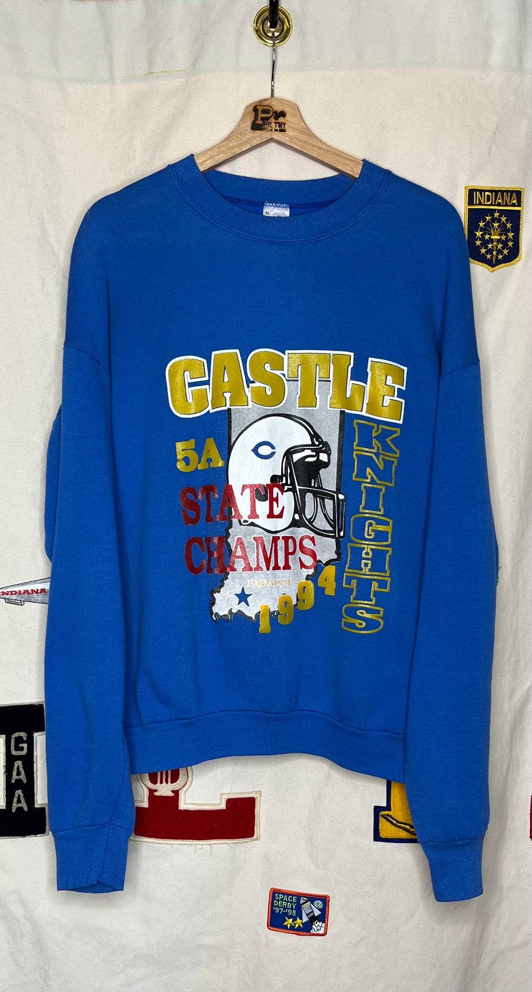 1994 Castle Knights 5A State Champion Football Crewneck: XL