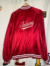 Load image into Gallery viewer, Vintage Indiana University Lightweight Satin Bomber Jacket: M/L
