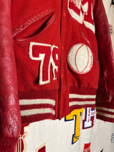 Load image into Gallery viewer, 1979 Patched Red M Letterman Jacket: M

