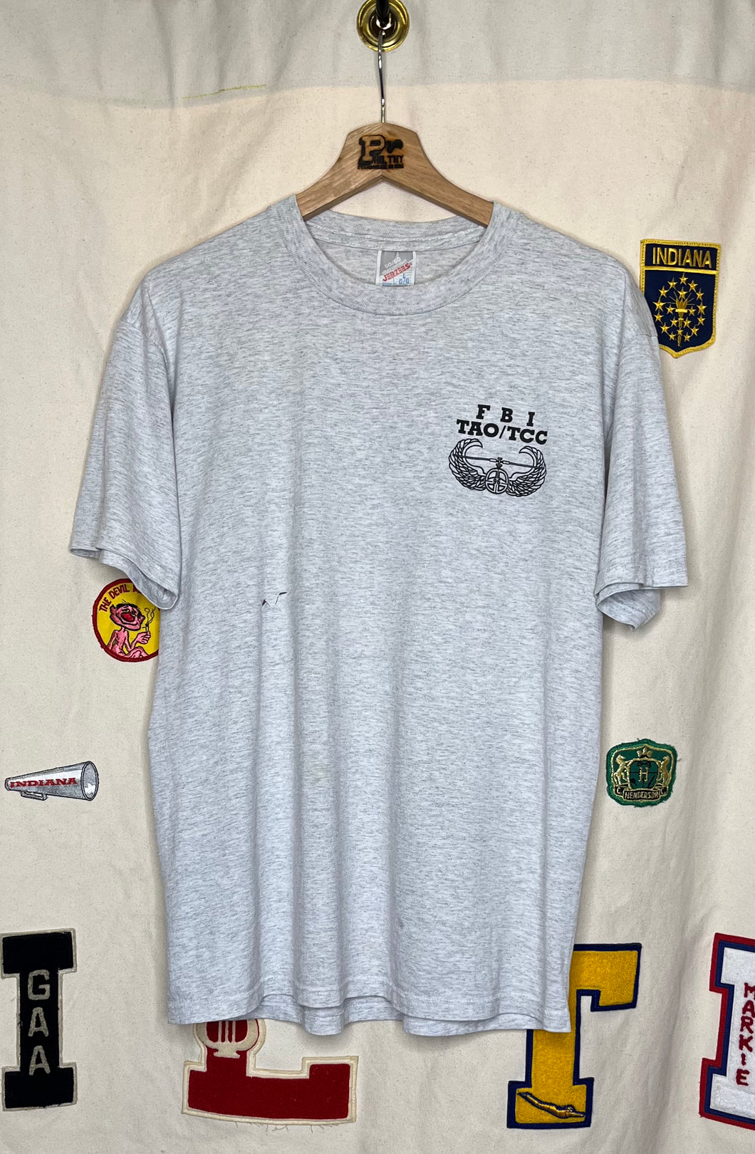 FBI TAO TCC Grey T-Shirt: L