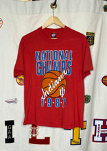 Load image into Gallery viewer, 1987 Indiana University Basketball Champions T-Shirt: L
