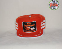 Load image into Gallery viewer, Vtg Cale Yarborough Hardees Racing 28 Nascar 3-Stripe 80&#39;s Patch Trucker Hat
