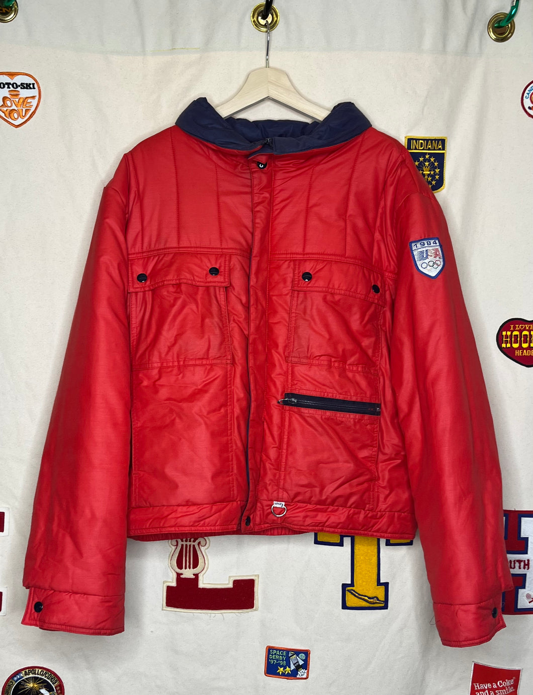 1984 Levi's Olympic Puffer Jacket: XL