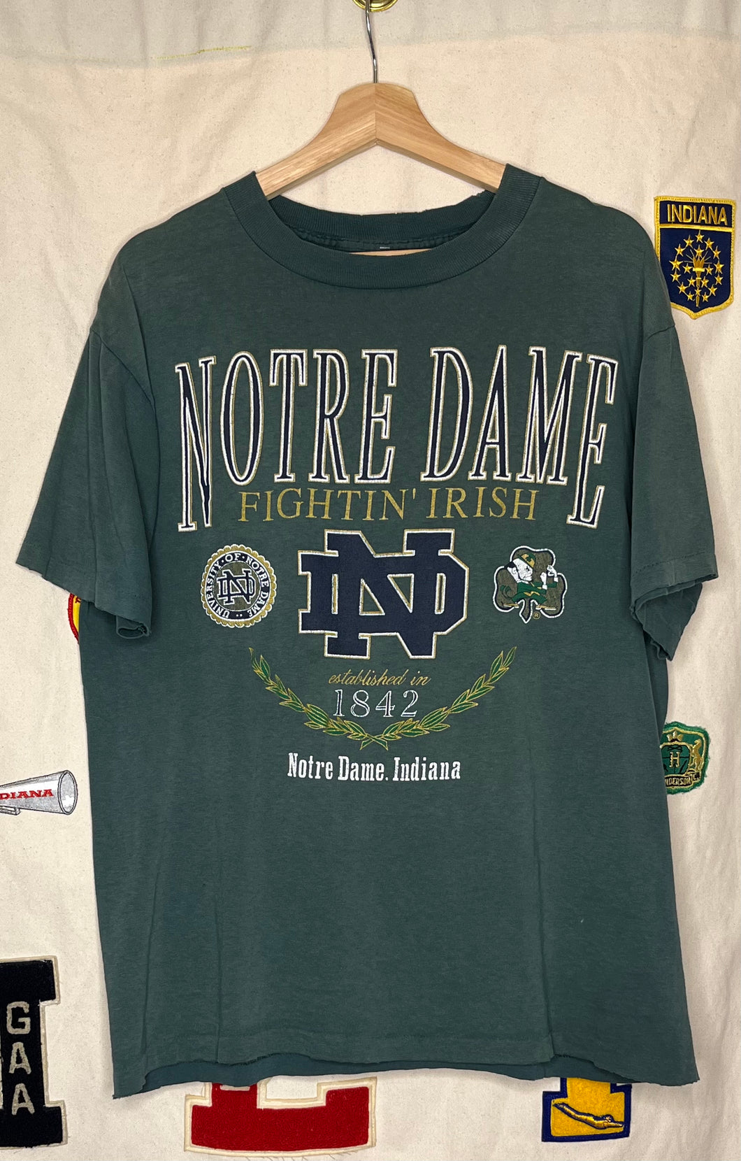 Notre Dame Fighting Irish Thrashed T-Shirt: L/XL