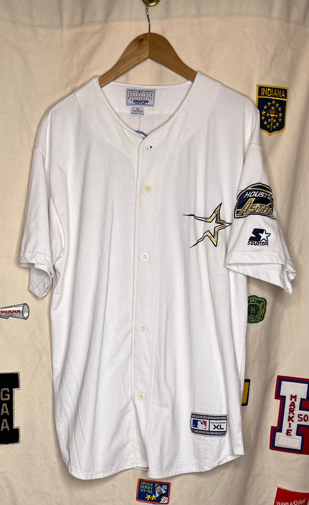 Vintage Houston Astros MLB Starter Jersey: XL