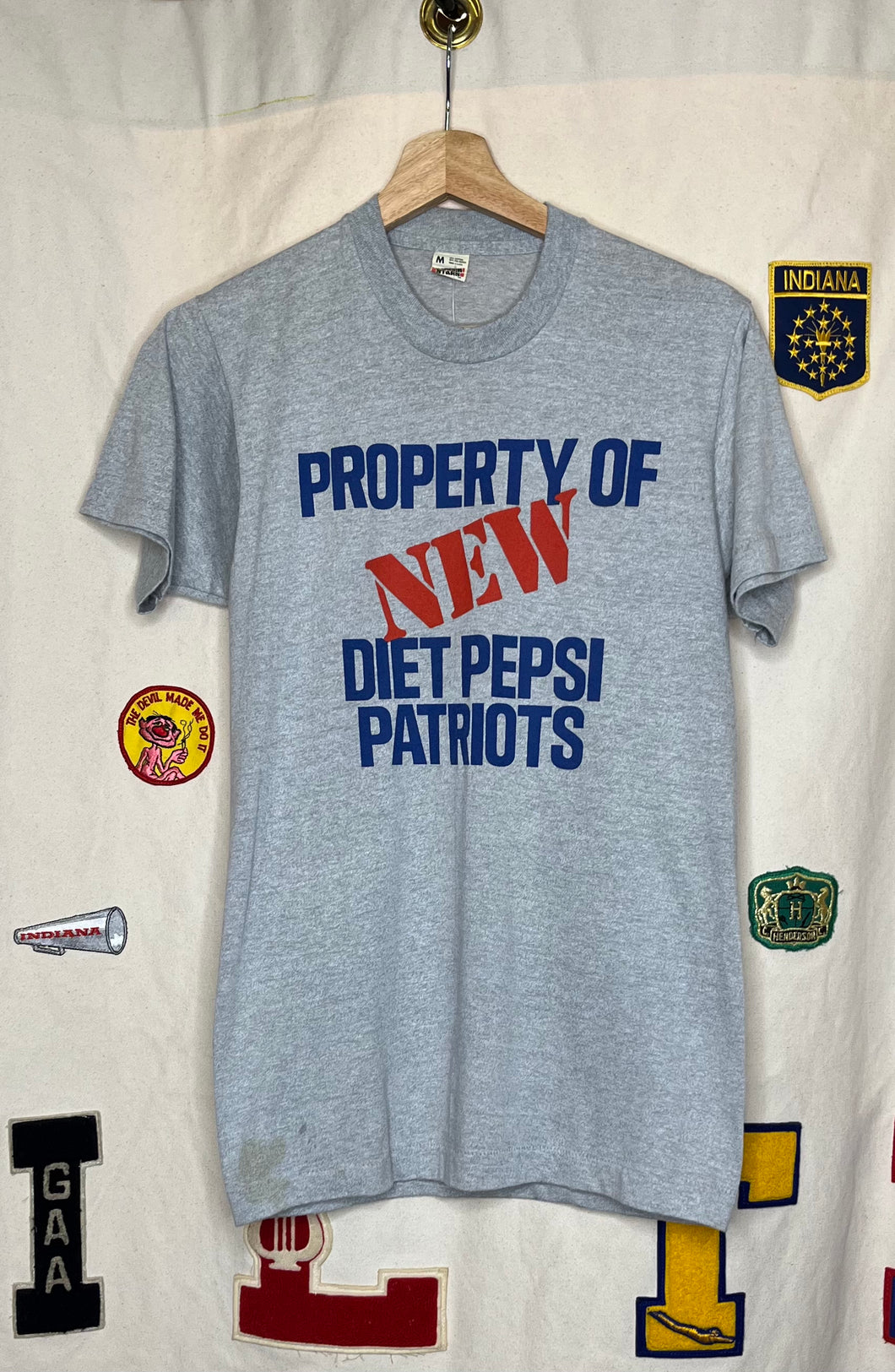 Property of New Diet Pepsi Patriots T-Shirt: M