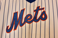 Load image into Gallery viewer, Vintage New York Mets Sandknit Pinstripe Jersey: L/XL
