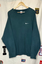 Load image into Gallery viewer, 90s Nike Green Embroidered Crewneck: XL
