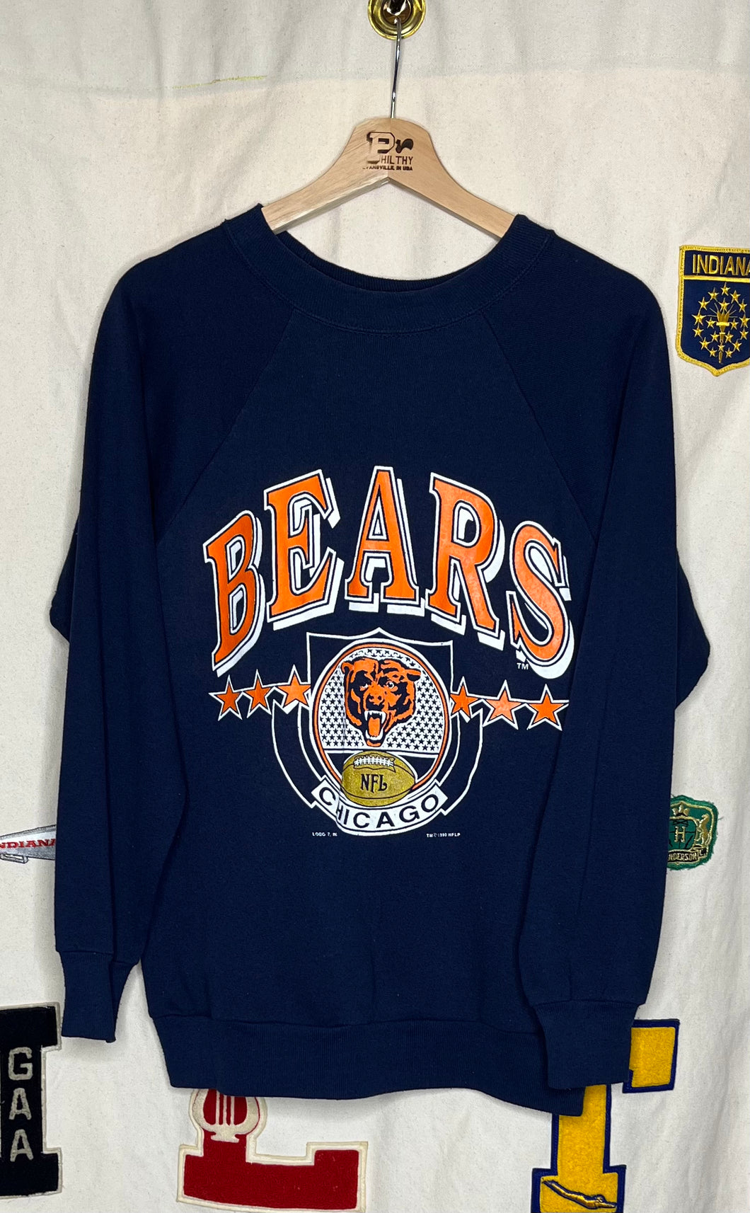 1990 Chicago Bears Signal Sports Crewneck: M