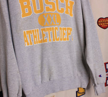 Load image into Gallery viewer, Vintage Busch Athletic Department Beer Grey Crewneck Sweatshirt: XL
