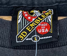 Load image into Gallery viewer, American Biker Born Wild Eagle 3D Emblem T-Shirt: L
