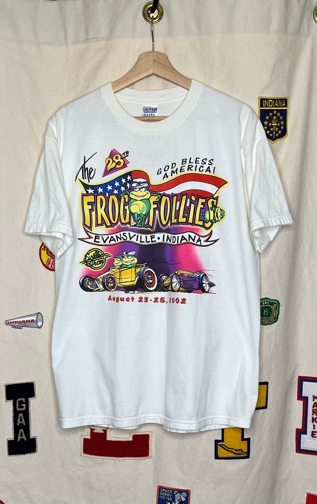 2002 Frog Follies Evansville T-Shirt: L