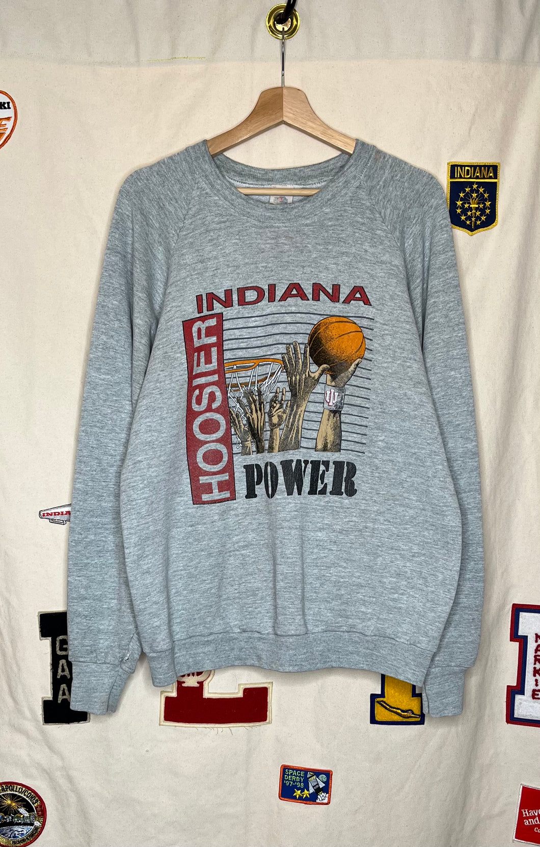 University of Indiana Hoosiers Power Crewneck: XL