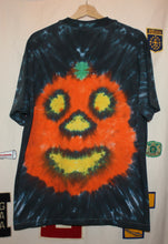 Load image into Gallery viewer, Pumpkin Face Tie-Dye T-Shirt: XL
