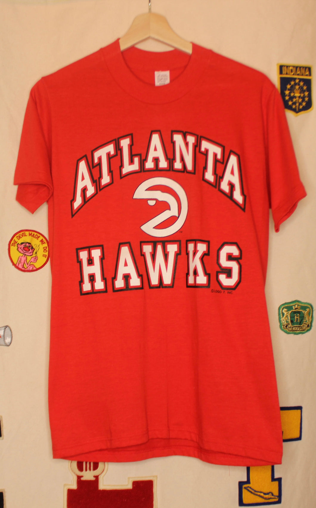 Logo 7 Atlanta Hawks T-Shirt: M