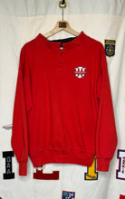 Load image into Gallery viewer, Indiana University Embroidered Henley Sweatshirt: L
