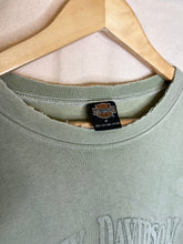 Load image into Gallery viewer, Vintage Harley Davidson Green Distressed Longsleeve T-Shirt: Medium
