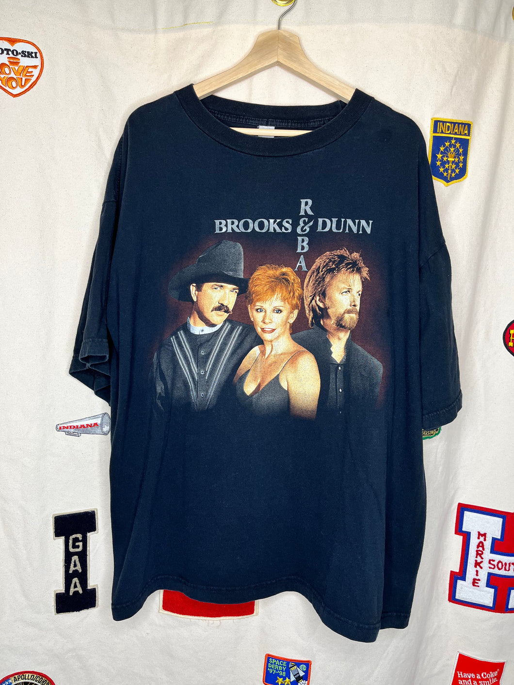 Vintage Brooks & Dunn Reba Concert Tour T-Shirt: XXL