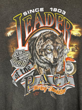 Load image into Gallery viewer, Vintage Harley Davidson &quot;Leader of the Pack&quot; 3D Emblem T-Shirt: XL
