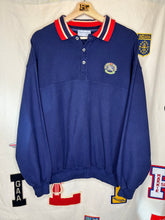 Load image into Gallery viewer, Vintage Burberry&#39;s Navy Rugby Shirt: XL
