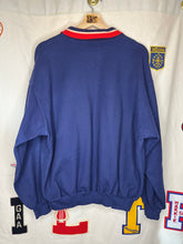 Load image into Gallery viewer, Vintage Burberry&#39;s Navy Rugby Shirt: XL
