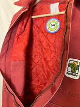 Load image into Gallery viewer, Red Carhartt AgriGold Patch Chore Jacket: M
