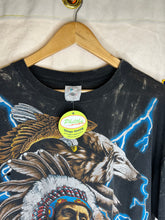 Load image into Gallery viewer, Vintage American Thunder Native American Indiana Lightning T-Shirt: XL
