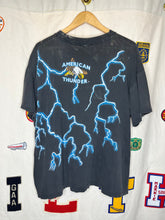 Load image into Gallery viewer, Vintage American Thunder Native American Indiana Lightning T-Shirt: XL
