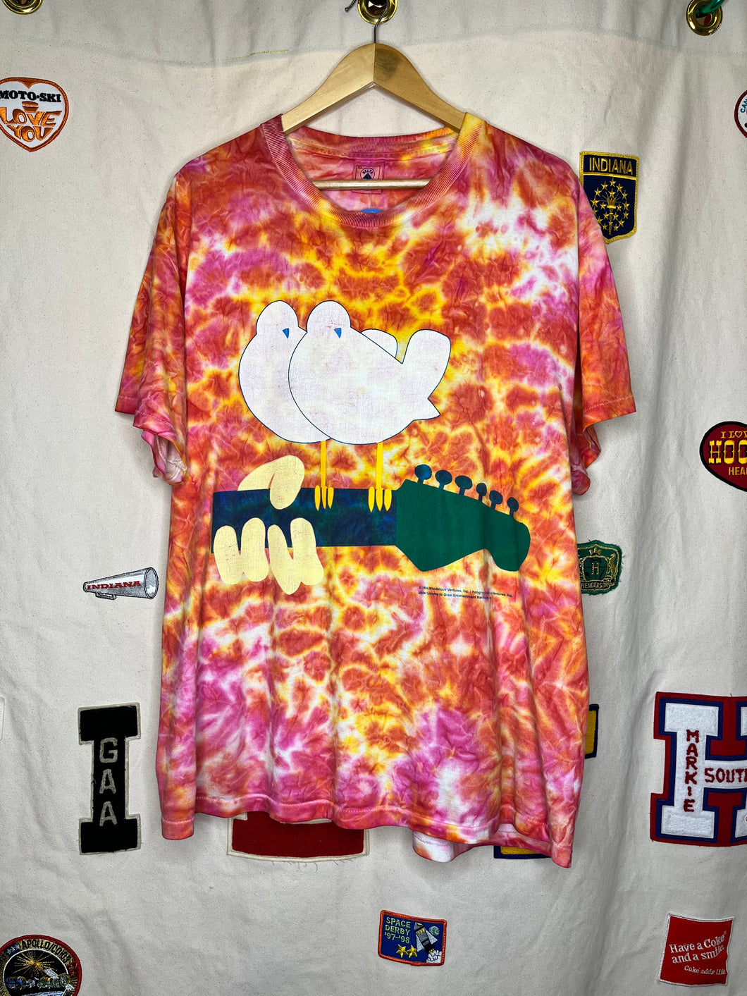Vintage 1994 Woodstock Tie-dye T-Shirt