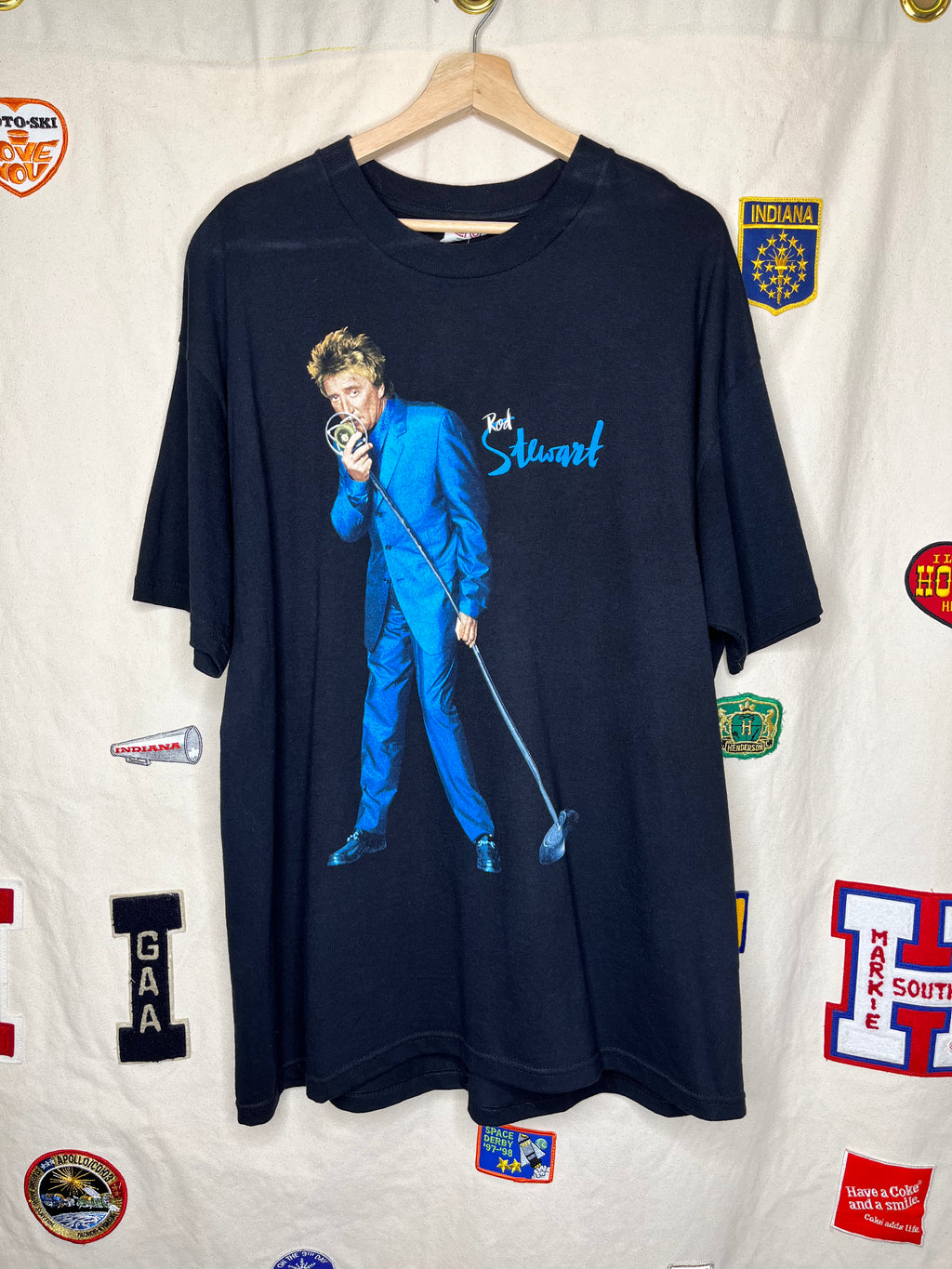 Vintage Rod Stewart Tour Shirt: XL