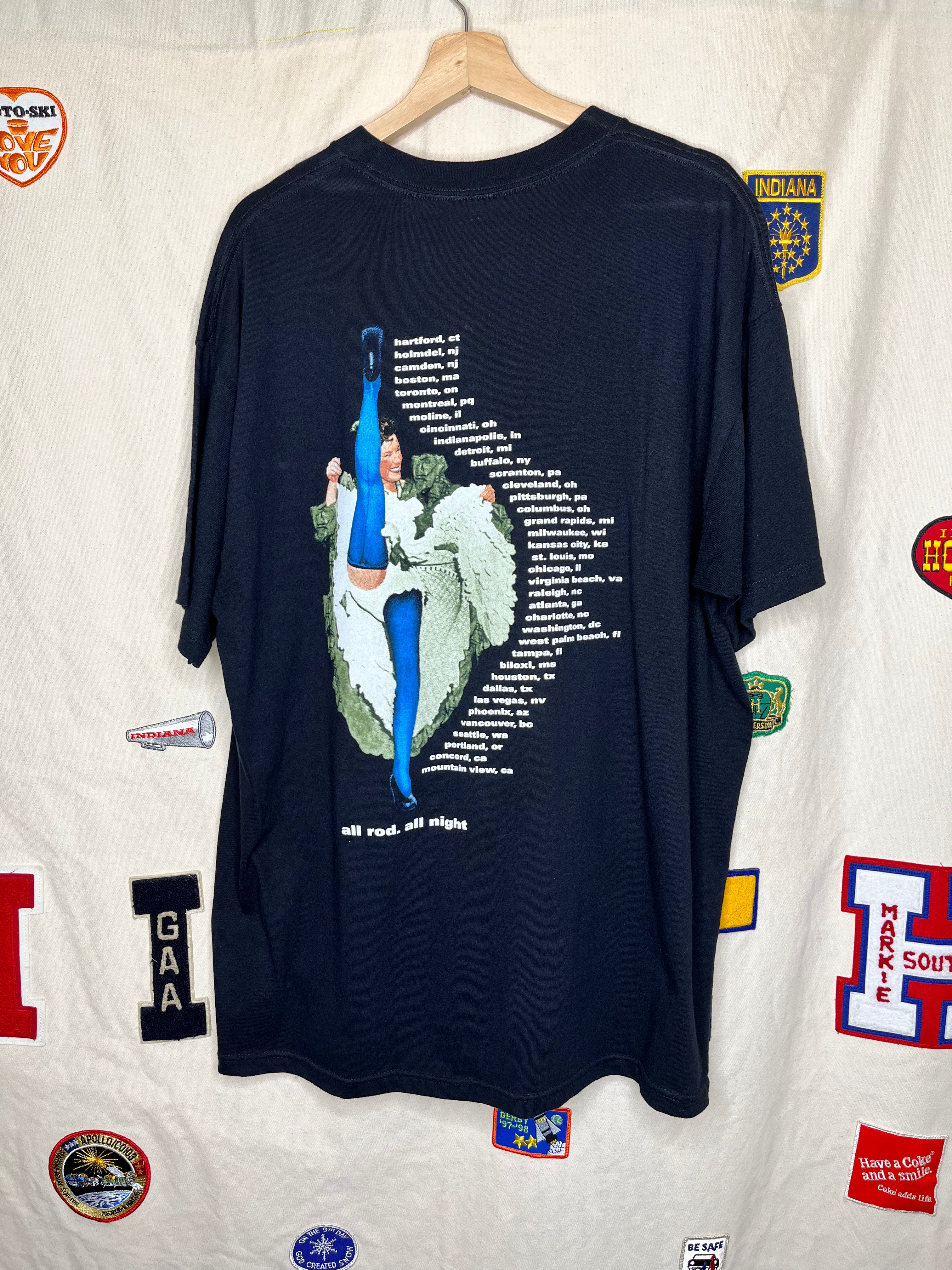 Vintage Rod Stewart Tour Shirt: XL